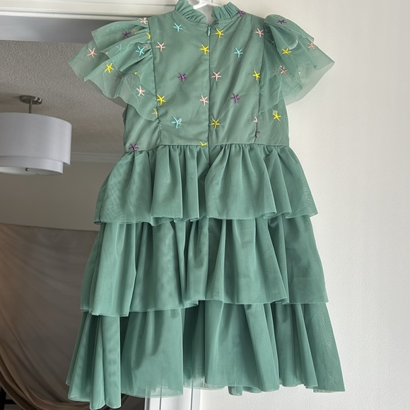 Ccmom -size 4T - Christmas tulle dress with reindeer appliqué - Picture 2 of 3